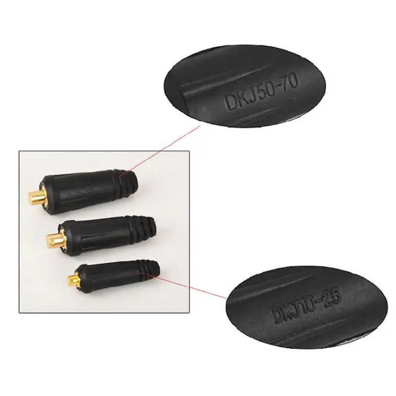 Европа сварочный быстроразъемный штуцер штекер Кабельный разъем DKJ 10-25 50-70