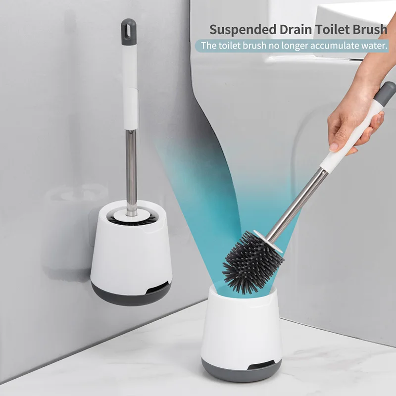 Anho держатель для туалетной щетки силиконовый туалет чистящие кусты настенные