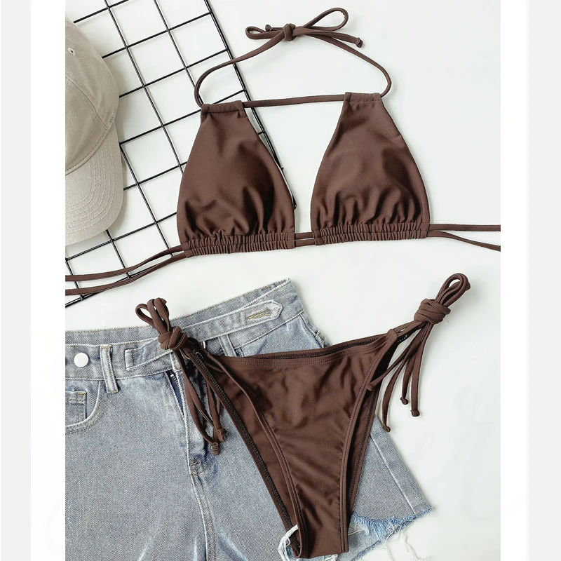 Комплект бикини купальный костюм женский купальник из 2 предметов размера плюс