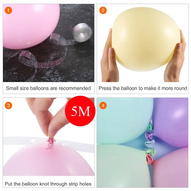 

170Pcs Mermaid Tail Balloons Garland Macaron Baby Pink Purple Globos Arch Kit For Wedding Birthday Baby Shower Party Decoration