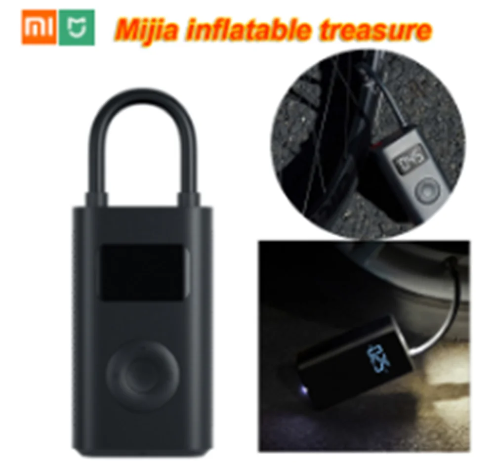 Xiaomi Mijia надувные сокровища цифровой Мониторинг компрессора шины портативный