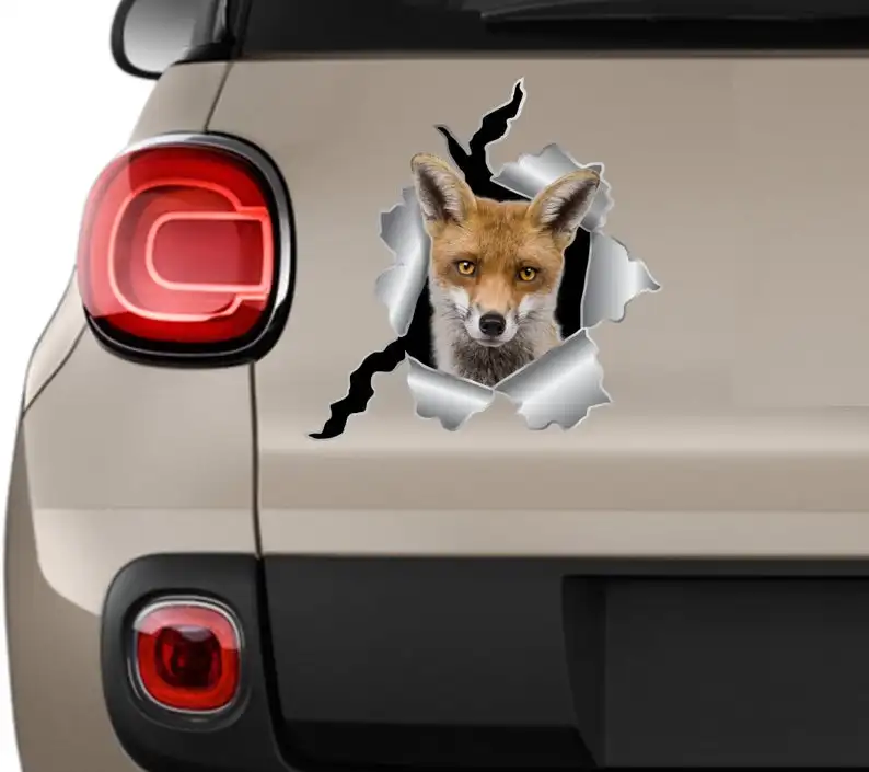 

Fox sticker Car stickers Fox decal Fox a3d stickers 125