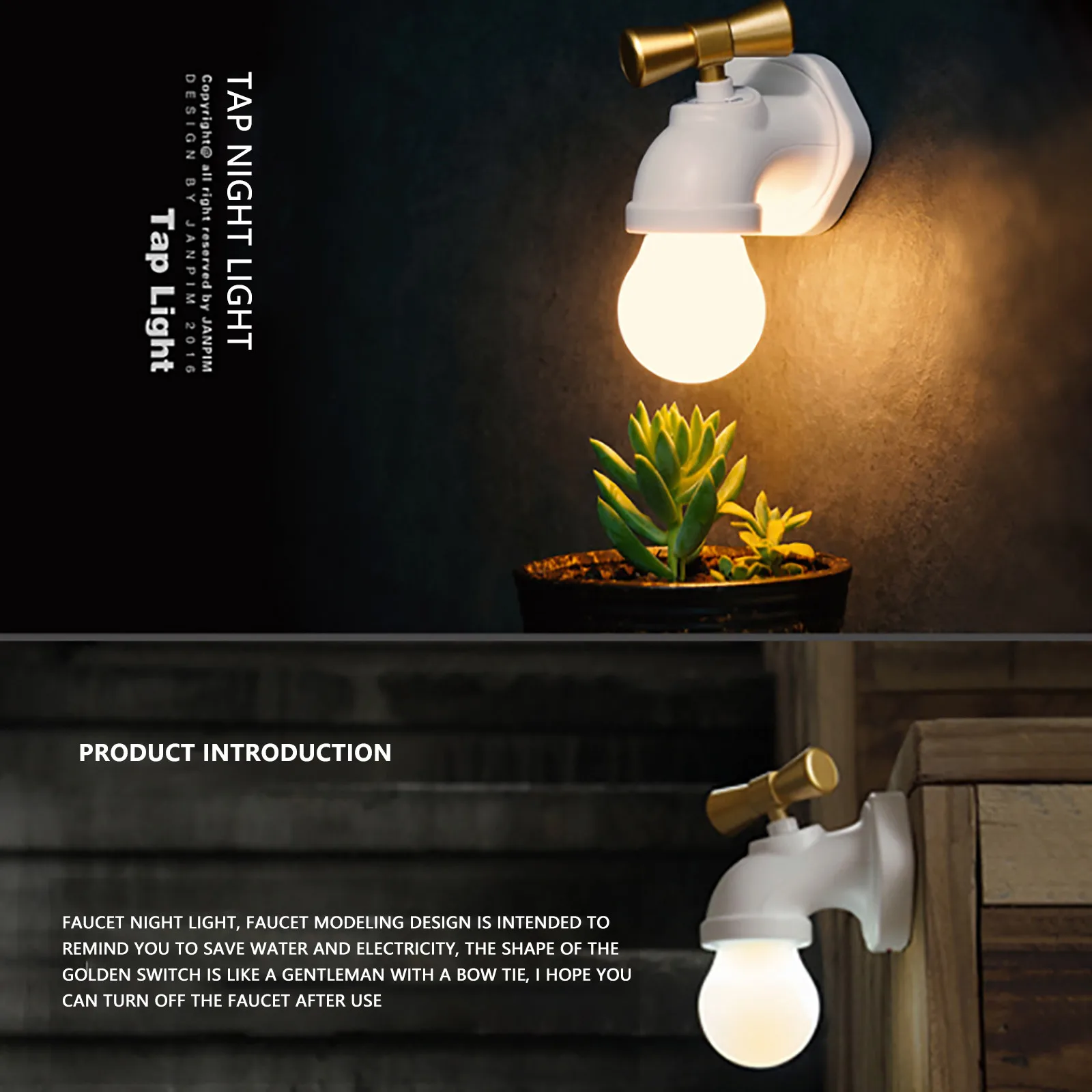 

Кран движения Сенсор Беспроводной светодиодный ночной Светильник s Спальня светильник детектор стены декоративные светодиодные лампы лес...