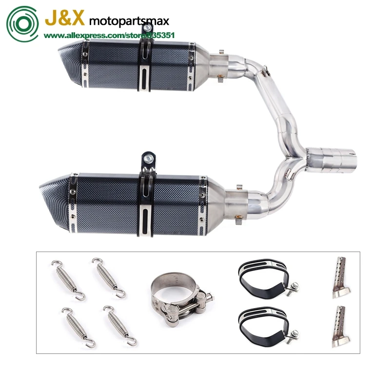 

Slip-On For suzuki GSR400 GSR600 BK400 BK600 GSR BK 400 600 Motorcycle Exhuast Escape Full exhaust Middle Link Pipe