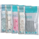 Маска для лица одноразовая с модным принтом, пылезащитная противотуманная маска для рта с петлями для ушей, 3010 шт.