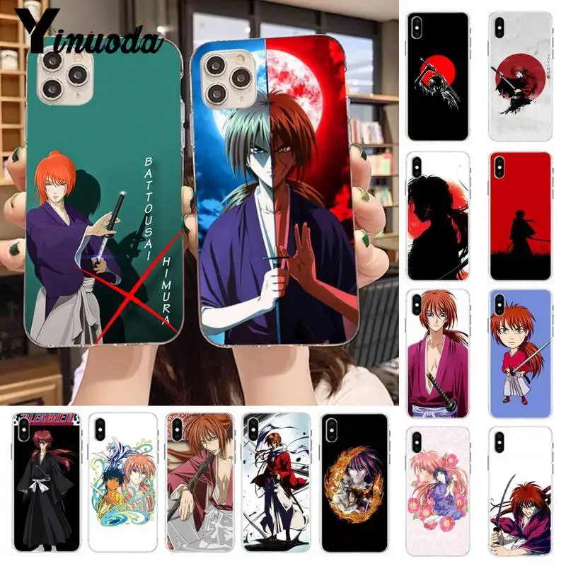 

Rurouni Kenshin Newly Arrived Black Cell Phone Case for iPhone 13 11 pro XS MAX 8 7 6 6S Plus X 5S SE 2020 XR case