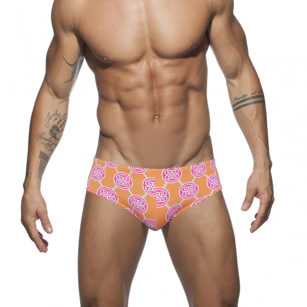 Мужская одежда для плавания в стиле ретро мужские трусы бикини с низкой талией и