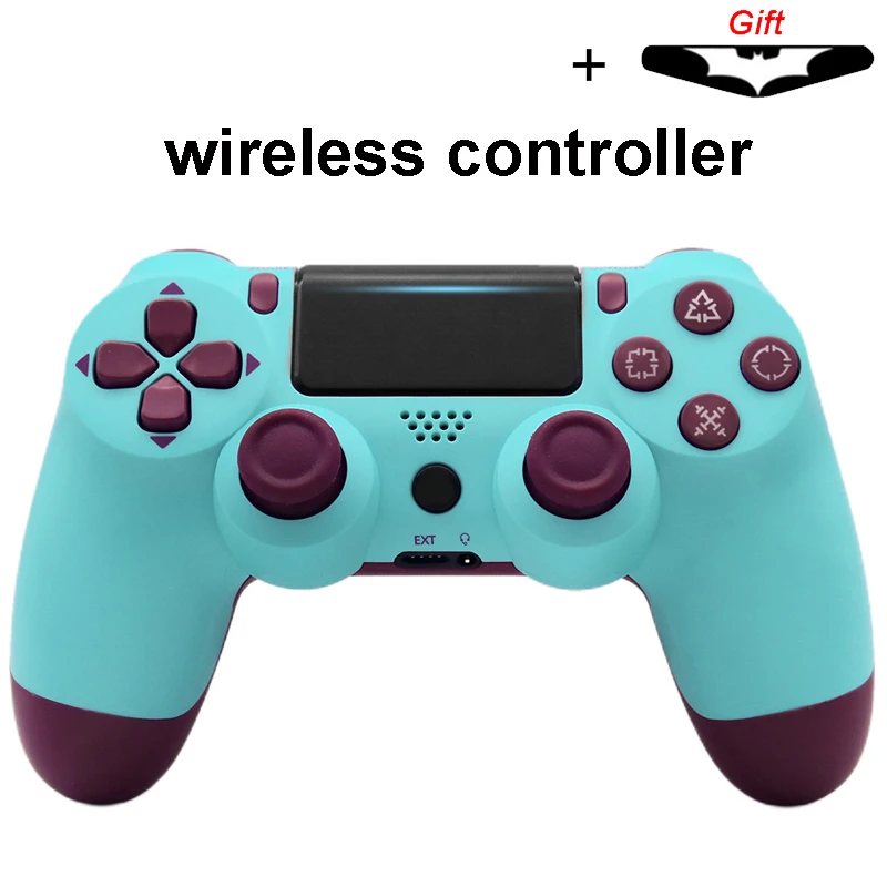 wireless Lblue Bluetooth беспроводной/проводной джойстик для PS4 контроллер подходит для mando ps4 консоль для Playstation Dualshock 4 геймпад для PS3 - Цвет: wireless Lblue