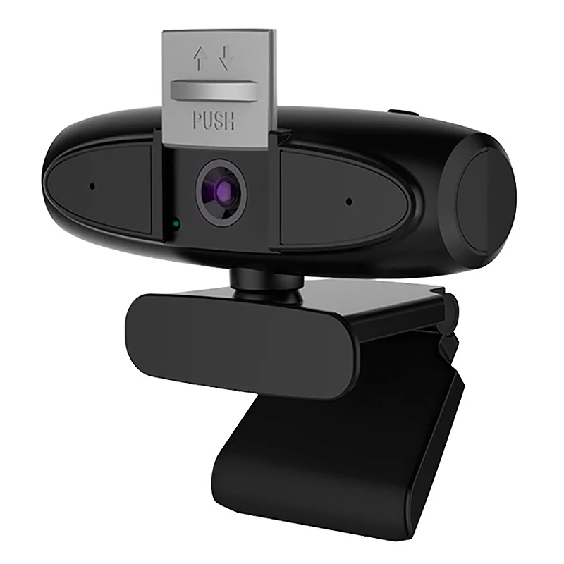 

2K HD Компьютерная камера USB микрофон веб-камера 2X Ручной зум прямая трансляция камера, для настольного компьютера USB без привода