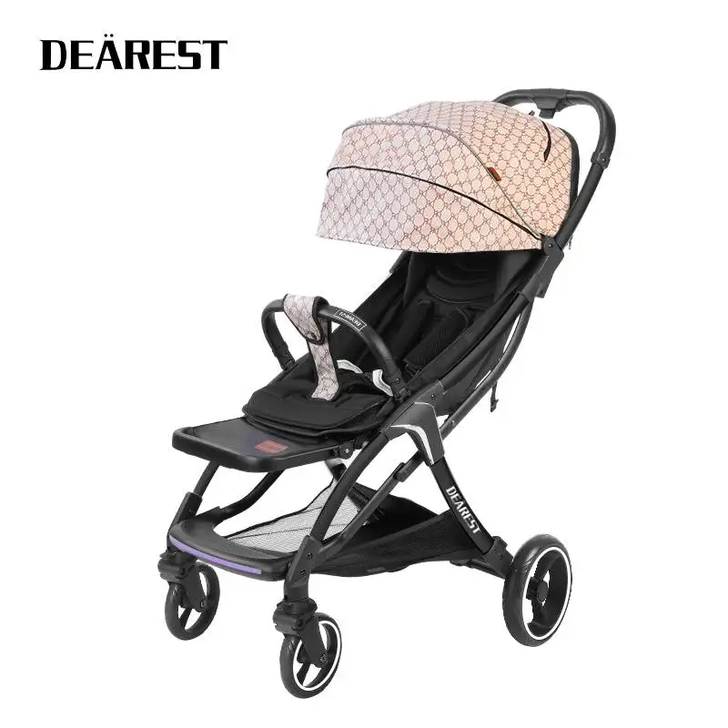 

Dearest A10 Baby Stroller Can Sit and Lie Super Lightweight Folding Baby Umbrella Car Four-Wheel Shock Absorber Baby Carriage