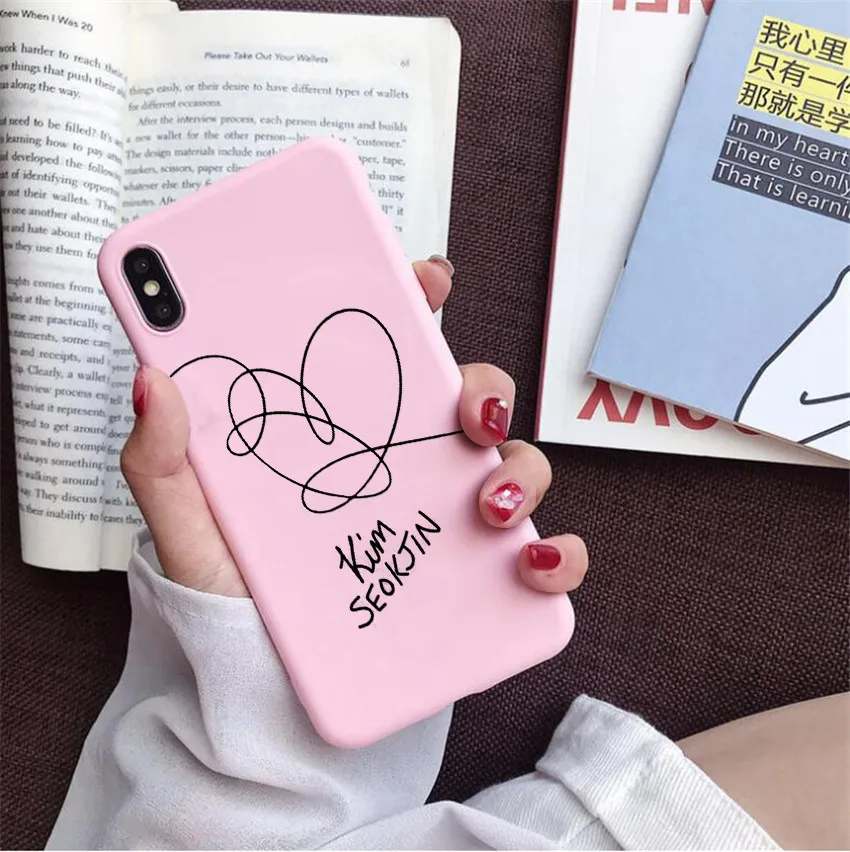 FHSR-23085 Kpop чехол для телефона для iPhone X 7 Plus XS чехол TPU Мягкий силиконовый чехол для телефона iPhone 6S 8 6 Plus XS Max чехол - Цвет: FHSR-23085