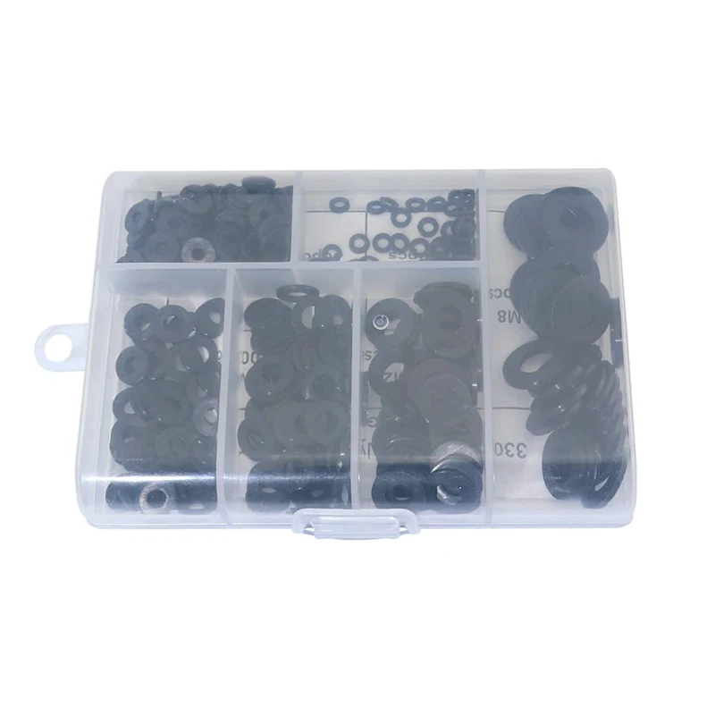 330 шт. нейлоновые шайбы пластиковые разделители уплотнения плоский комплект шайб