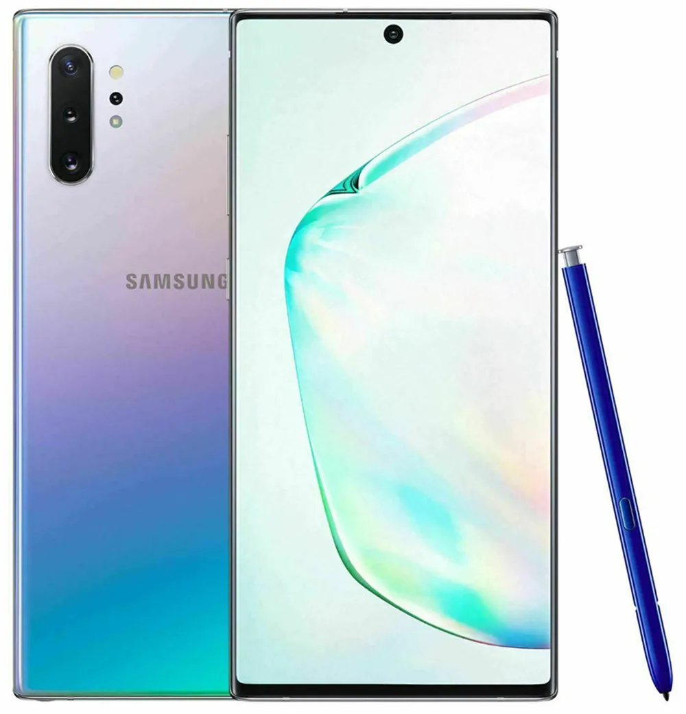 

For Samsung Galaxy Note 10 plus 256GB ROM 12GB smartphone Note10+ RAM Octa Core 6.8" Snapdragon 855 Mobile Phone celular