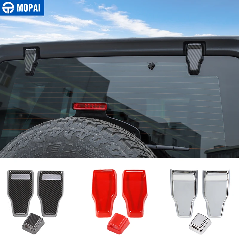 Автомобильные наклейки MOPAI для Jeep Wrangler JL 2018 стеклоочистители задней двери