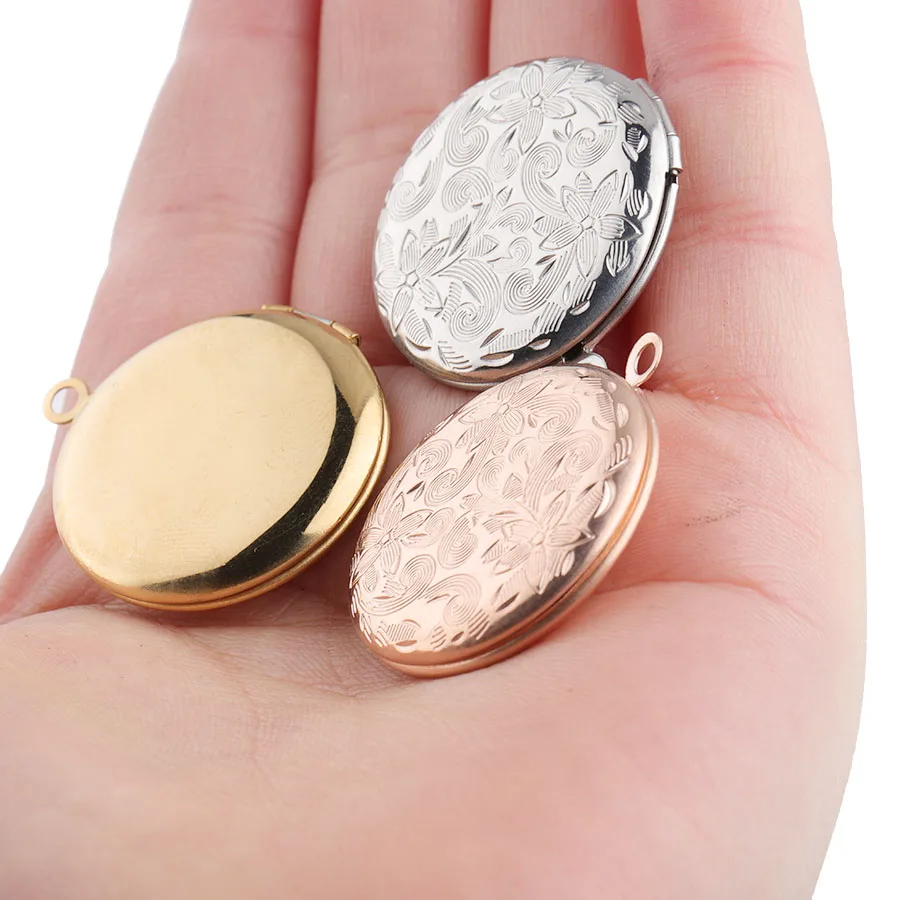 Стальной винтажный цветочный узор Fnixtar медальон для фоторамки подвески сделай