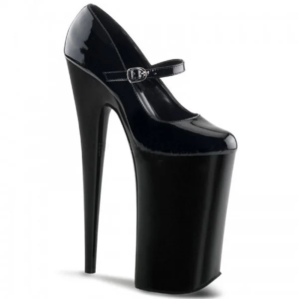 

20cm dancing high heeled shoes thin heel water platform shallow mouth patent leather night club pole dancing high