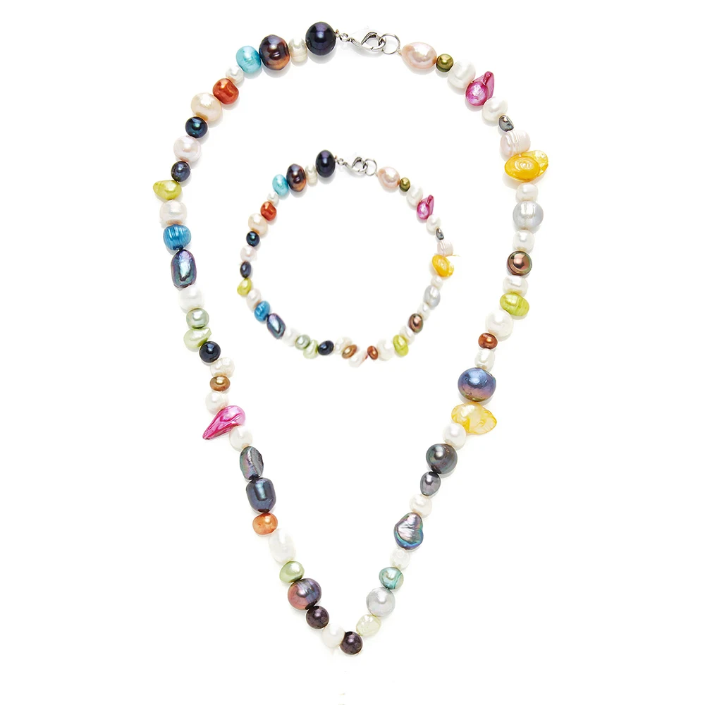 Оптовая продажа! женский браслет из жемчуга в стиле бохо. Красивый барокко с