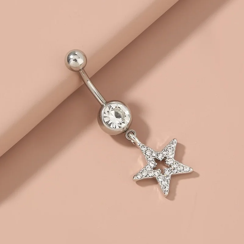 

Women's Piercing Belly Button Ring Trend Goth Long Pendant Fashion Woman Jewelry Accessories Women Sexy Punk Body Piercings