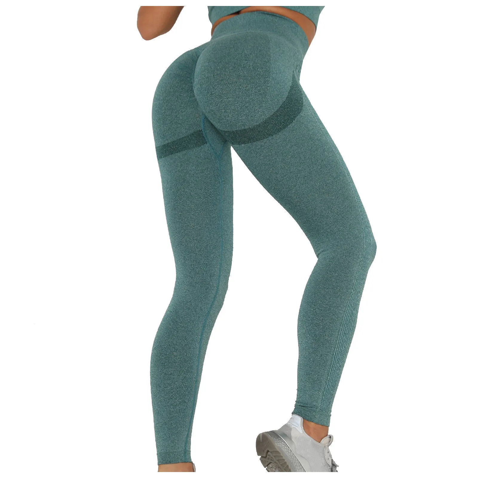 

Women's Pure Color Hip-lifting Sports Fitness Running High-waist Pants Roupa Pantalones De Mujer Ropa Sexy Puta