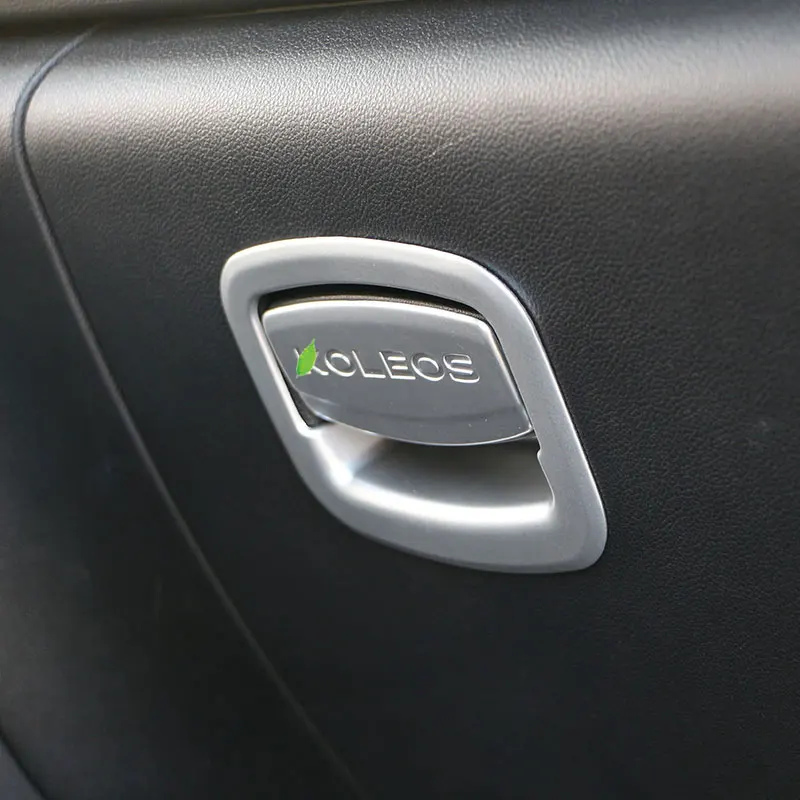 

Jameo Auto Interior Car Glove Storage Box Handle Cover Trim Stickers for Renault Koleos for Samsung QM6 2017 2018 Accessories