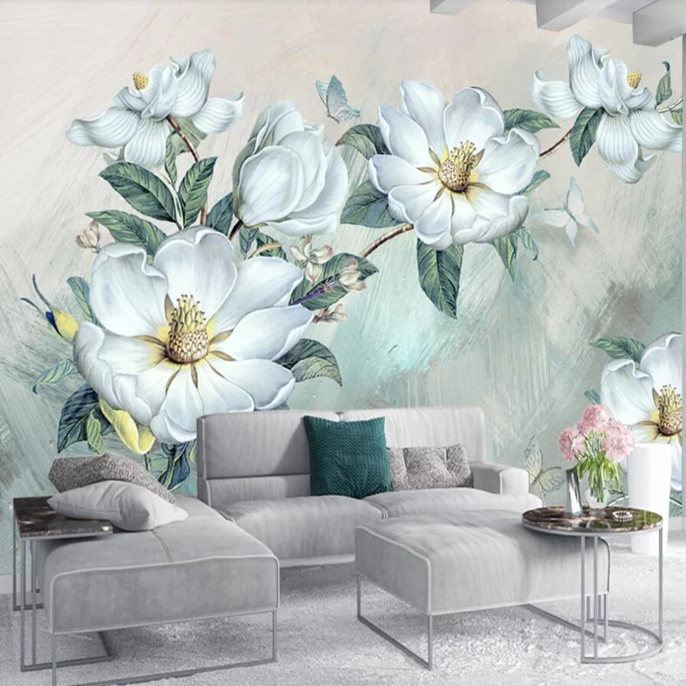 Пользовательские 3D фото обои Milofi европейские Стерео цветы диван кровать