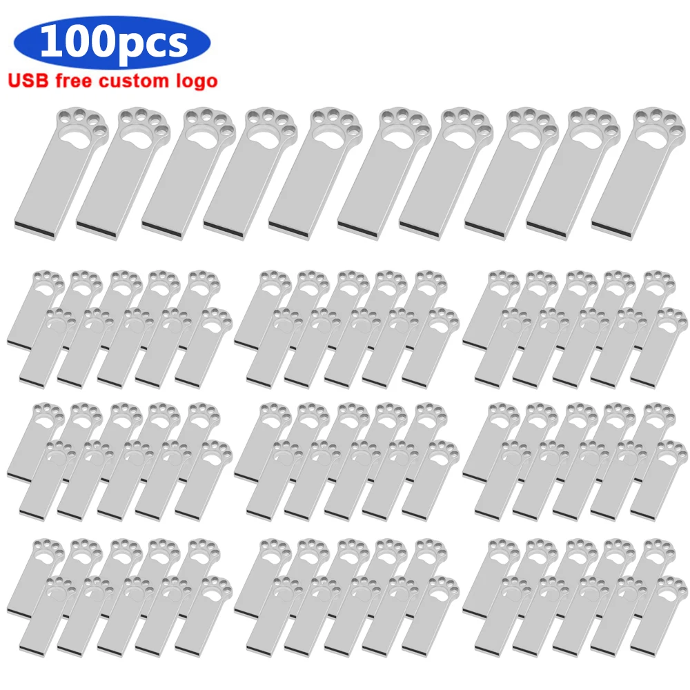 

USB-флеш-накопитель 100 шт./лот с бесплатным логотипом, usb 2,0, металлическая Флешка 16 ГБ, карта памяти 32 Гб, usb-флеш-накопитель 128 ГБ, 64 ГБ, USB-флешка с реальной емкостью