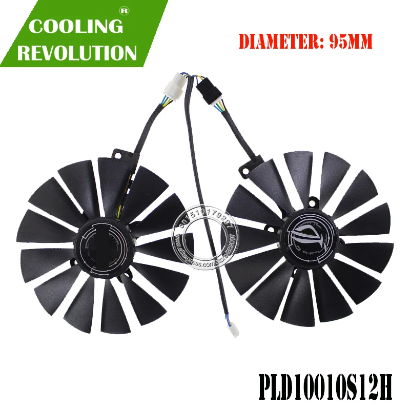PLD10010S12H DC12V 0.30A 4PIN графический вентилятор для ASUS ROG STITX GTX1050Ti 4G GTX 1050 2G|hp fan|hp cpu fanfan hp |
