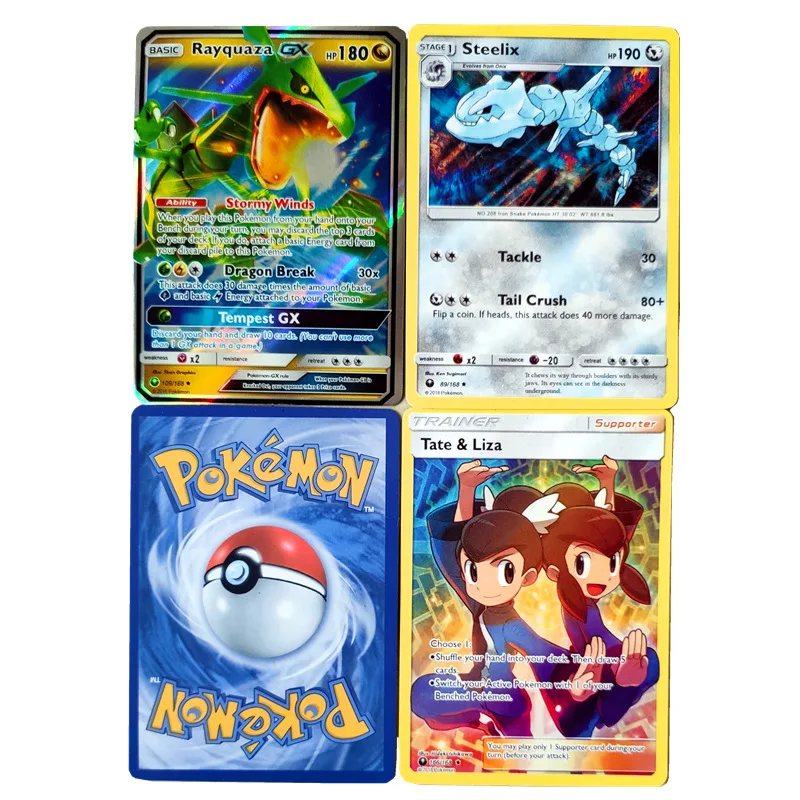 400 шт Такара TOMY Pet Pokemon Cards Высококачественная подарочная коробка Pokemon Cards игрушка для детей