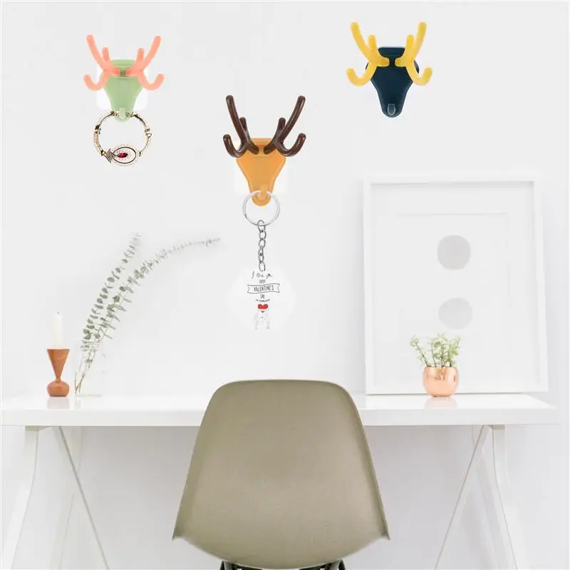 

1 шт., настенные крючки с рогами