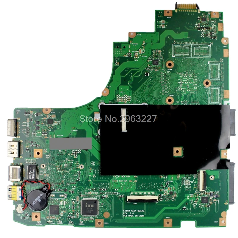 

For Asus K46CA Laptop motherboard Mainboard K46CM A46C REV2.0 Integrated with cpu 987u on board 100% Tested
