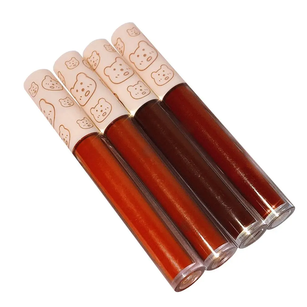 

Матовый яркий блеск для губ, темная татуировка, блеск для губ, жидкий глянцевый блеск для губ, набор для макияжа губ