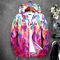 running jacket women men windbreaker cycling camouflage womens jackets coat female sport clothes ropa hombre plus size