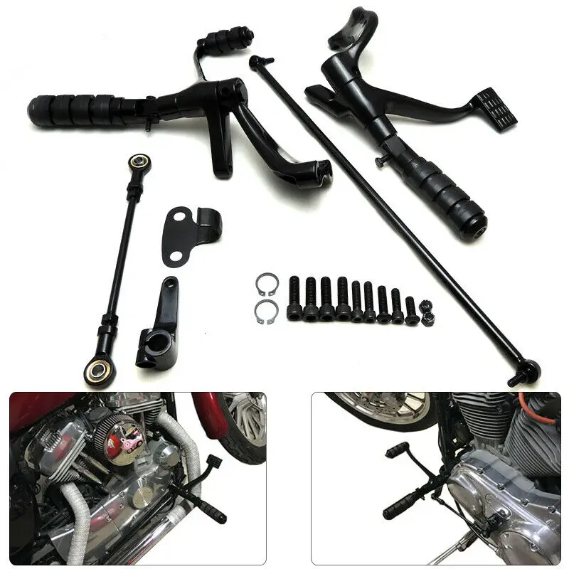 Подножки рычаги сцепления для Sportster XL883 XL883C XL1200L XL1200R сорок восемь подножка подставки для ног управление вперед 1991