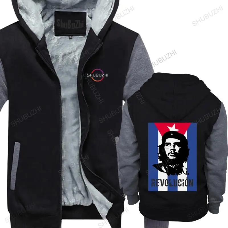

hot sale men winter hoody sweatshirt Che Guevara Kubanische Revoultion - warm coat unisex casual hoodie thick pullover jacket