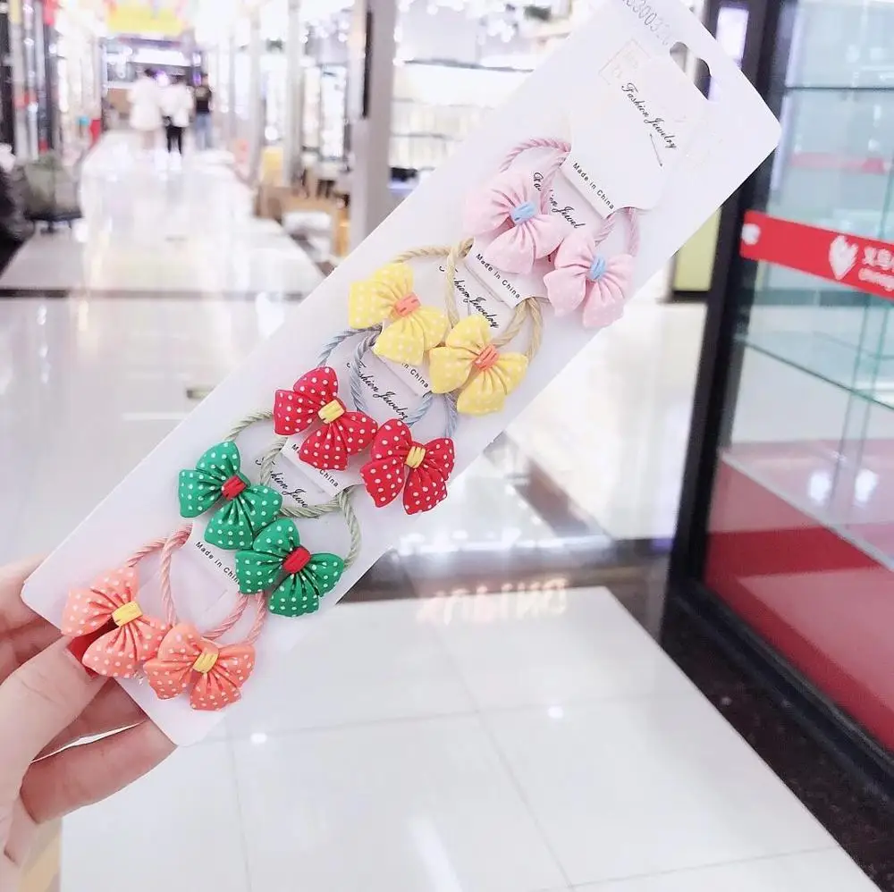1 комплект в Корейском стиле 2020 Ручной Работы Веревки девочки резинкой милые