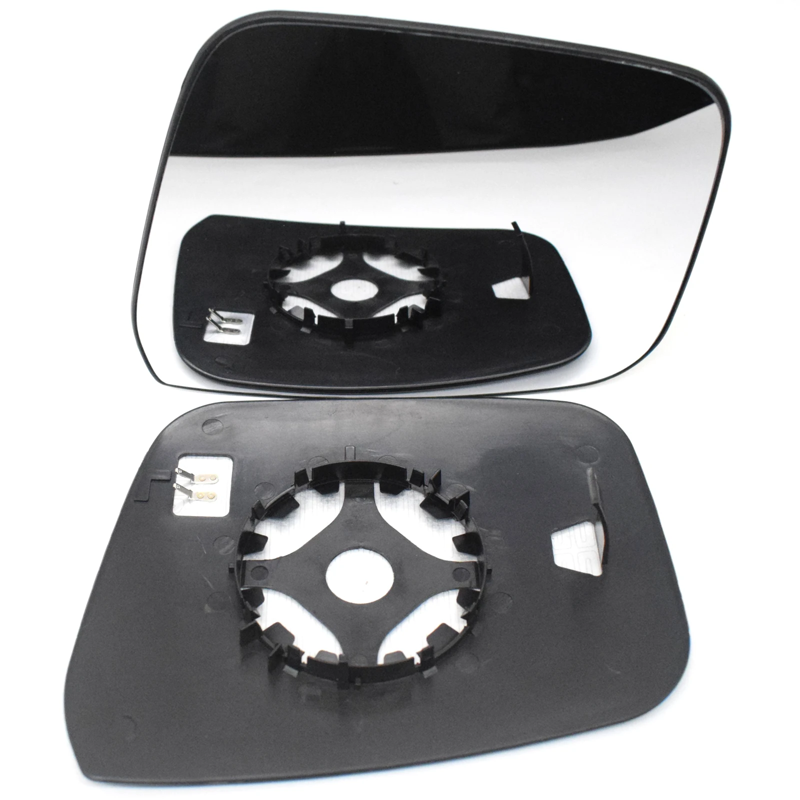 Левое и правое боковое зеркало с подогревом Выпуклое стекло для Nissan Navara D40 2005 - 2013