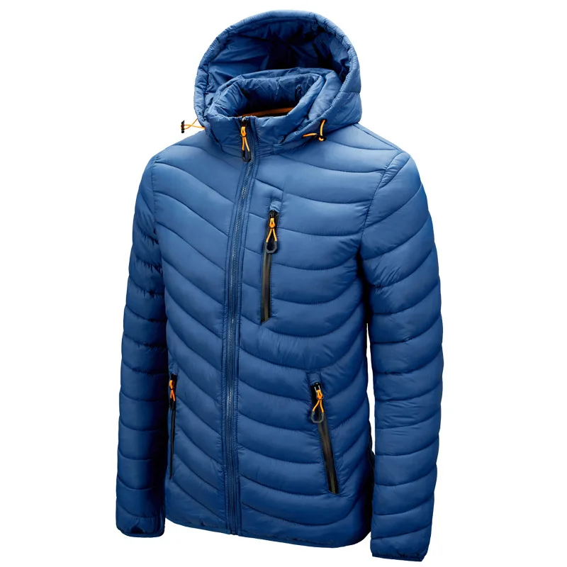 Мужская зимняя куртка, новинка 2021, повседневная классическая теплая парка с капюшоном и капюшоном, со съемной молнией и карманами, размеры д... от AliExpress RU&CIS NEW