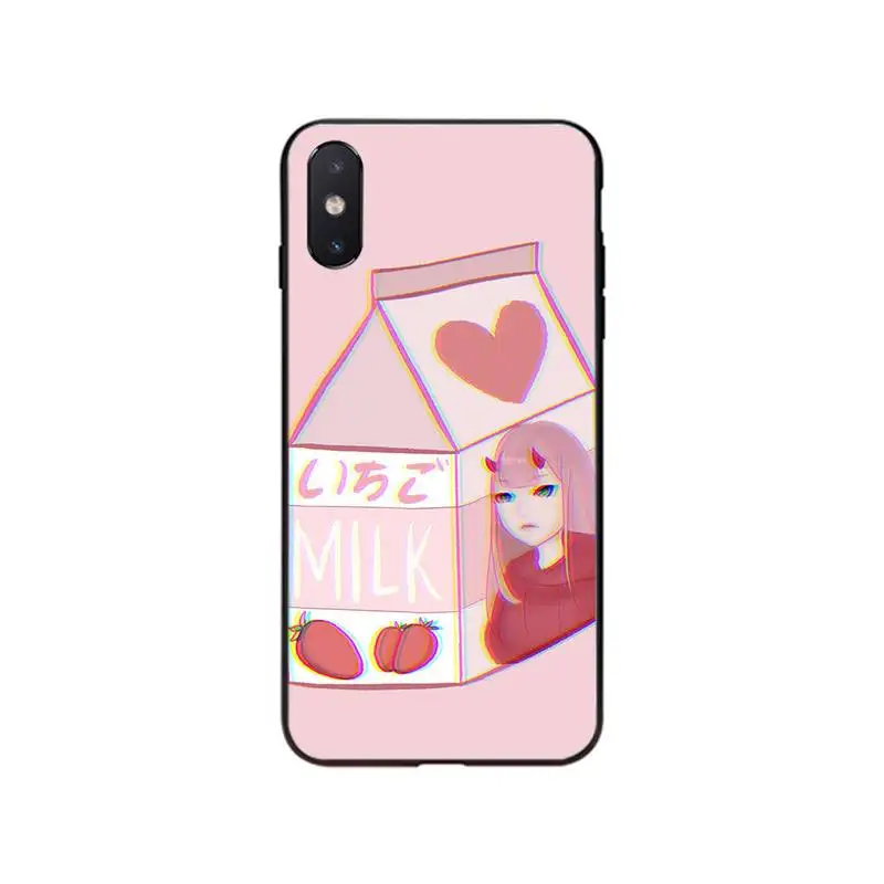 

Korean Strawberry Milk Phone Case For iPhone 12mini 12 11 ProMax XS MAX XR SE2 8 7 6 6S Plus X 5 5S SE