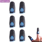 Игровой рукав для пальцев, игровой контроллер с защитой от пота, перчатки, дышащие Пальцы для мобильных игр, чехол для пальцев с сенсорным экраном