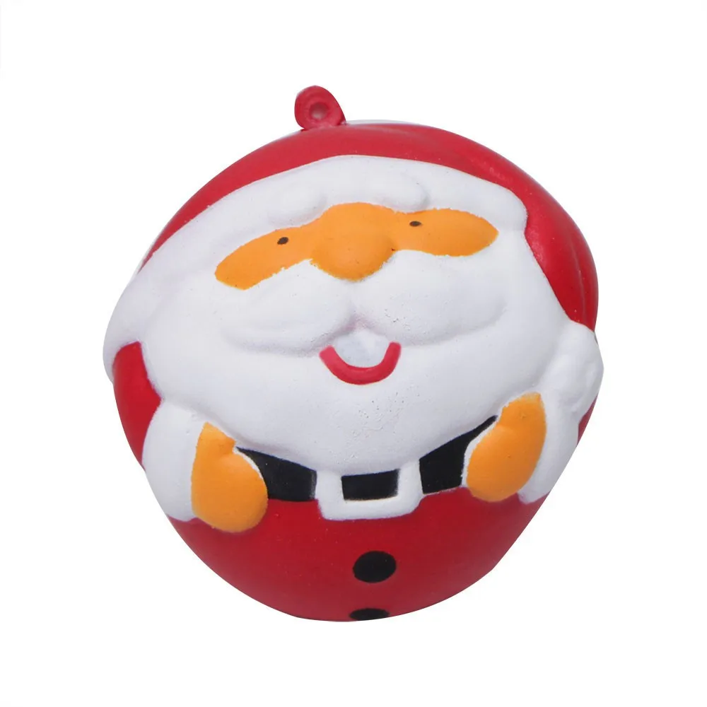 Медленно восстанавливающая кукла Санта Клауса сжимающая игрушка для снятия