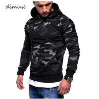 dimusi hoodies mens casual slim camouflage windbreaker sweatshirt hooded mens streetwear hip hop hoodies sportswear tracksuits