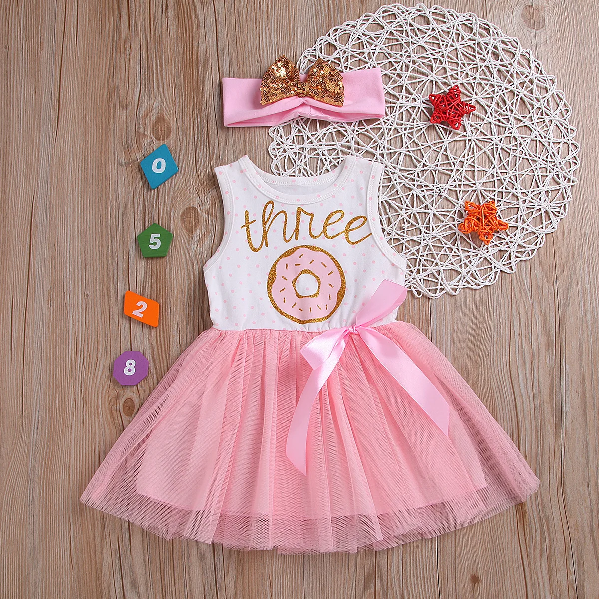 Детское платье-пачка в полоску с длинным рукавом | Детская одежда и обувь