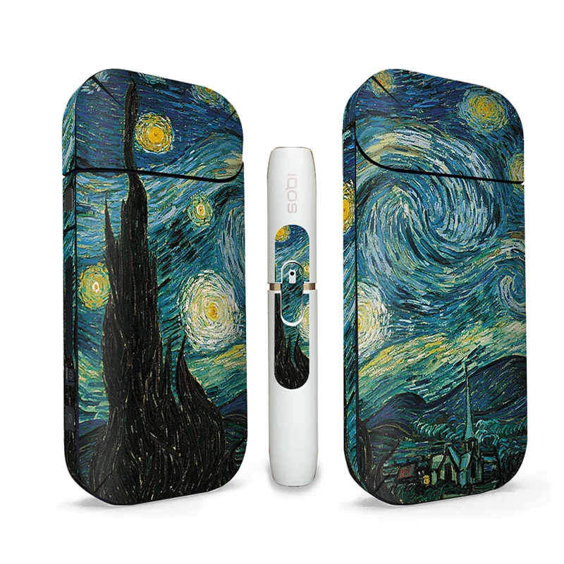 2 шт./лот крутой дизайн для IQOS чехол электронной сигареты универсальная наклейка 4