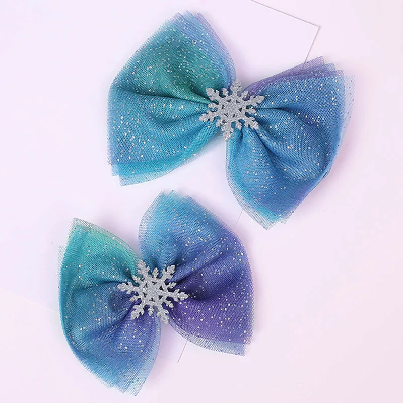 3 шт. головные уборы костюмы Аксессуары для принцессы Эльзы заколки волос девочек