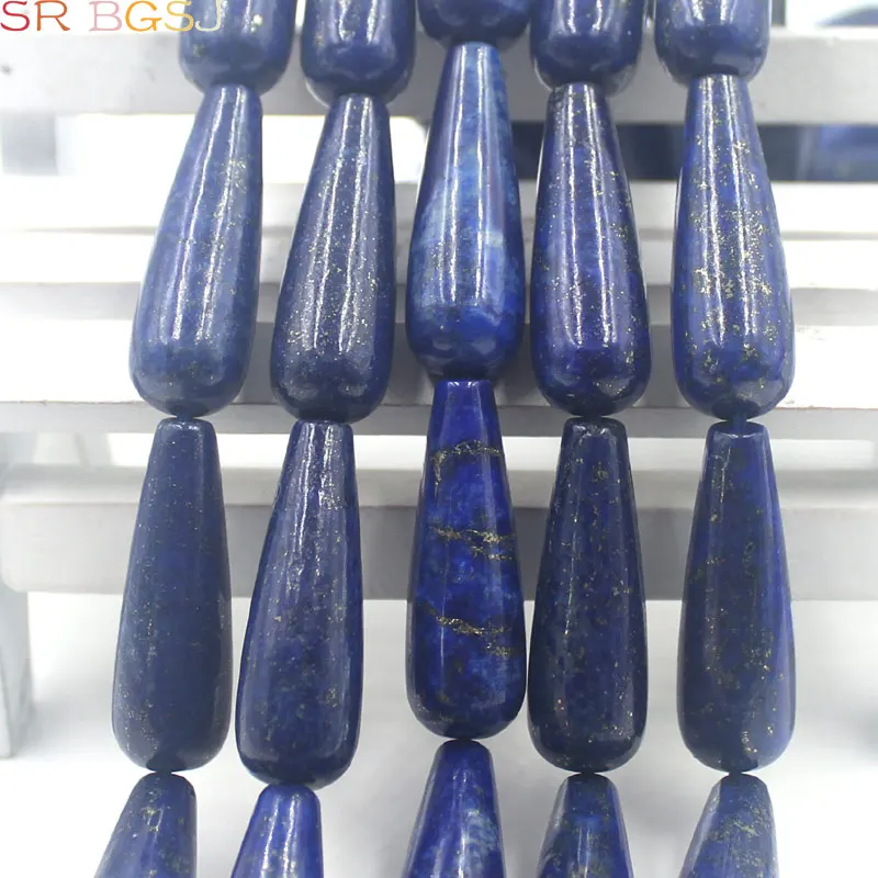 

Free Ship Fashion 10x30mm Drop Teardrop Shape Natural Gem Stone Beads Genuine Natural Stone Jewelry Making Beads Strand 15"