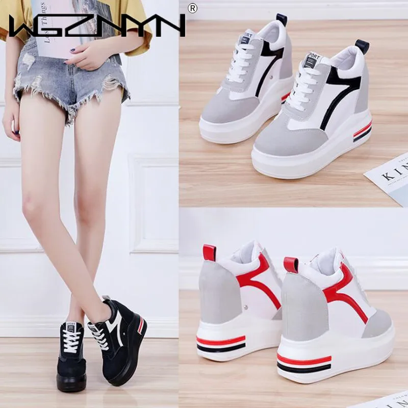 

Woman High Platform Chunky Sneakers Spring Autumn Female Sport Shoes Woman Sneakers Breathable Casual Shoes zapatos de mujer