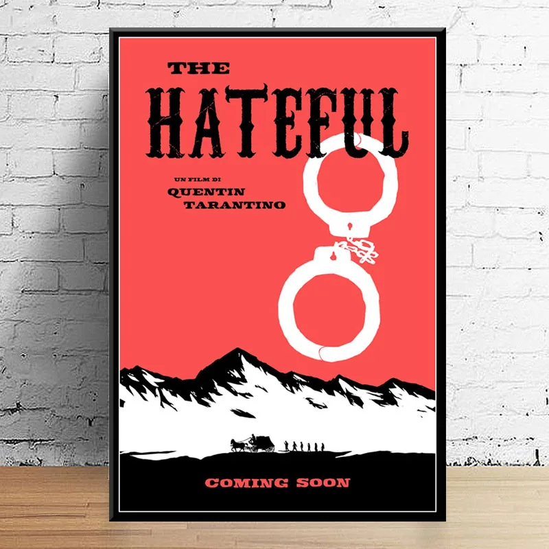 

Poster And Prints Hot The Hateful Eight Classic Movie Quentin Tarantino Art Painting Wall Pictures For Living Room Home Decor