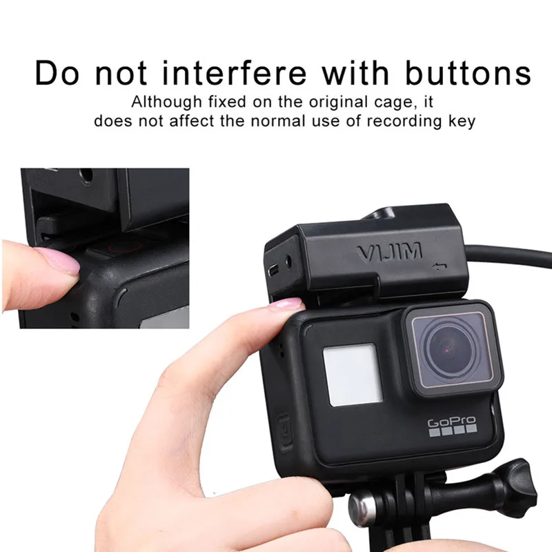 Быстросъемный держатель микрофона адаптер для GoPro 3 5 мм Gopro Hero 7/6/5 оригинальные