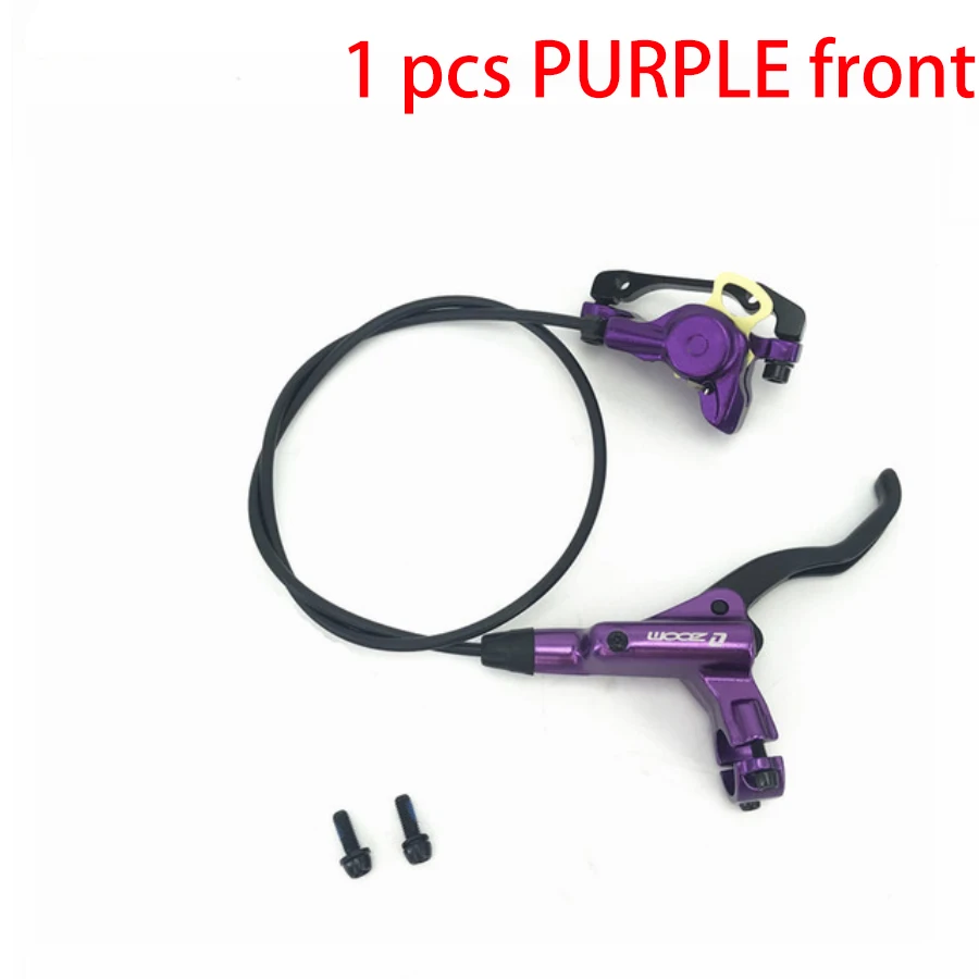Purple front 1 pcs Зум HB-875 горный велосипед гидравлический дисковый Тормозной Суппорт тормозной механизм горного велосипеда набор зажимов лучше, чем M315 M395 M447 W/n G3/HS1 ротор - Цвет: Purple front 1 pcs