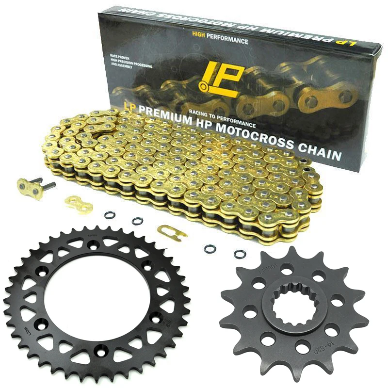 

520 Motorcycle Chain Front Rear Sprocket kit For Husaberg TE125 TE250 TE300 FE350 FE390 FE450 FX450 FE570 FE501 FE250 FS570